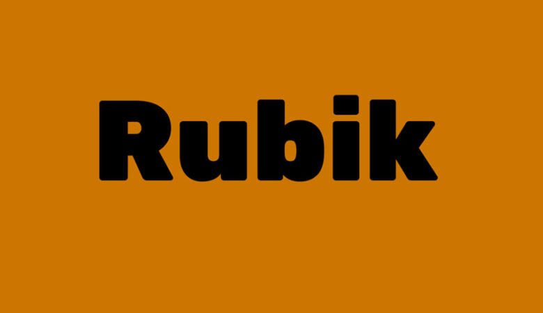 Rubik Font