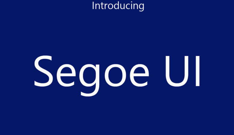 Segoe UI Font