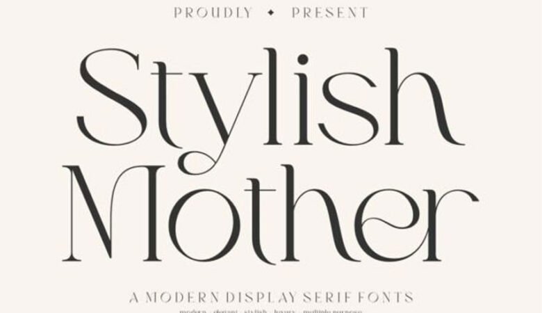 Stylish Mother Font