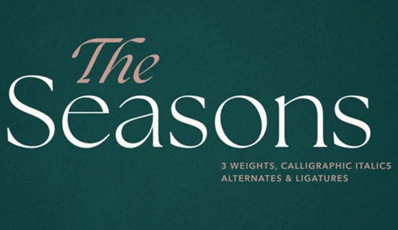 The Seasons Font