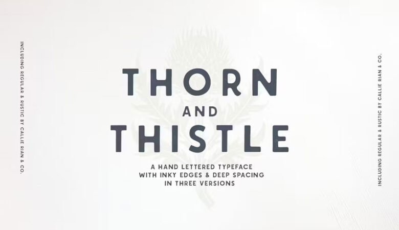 Thorn & Thistle Font