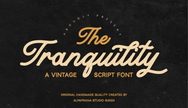 Tranquility Font