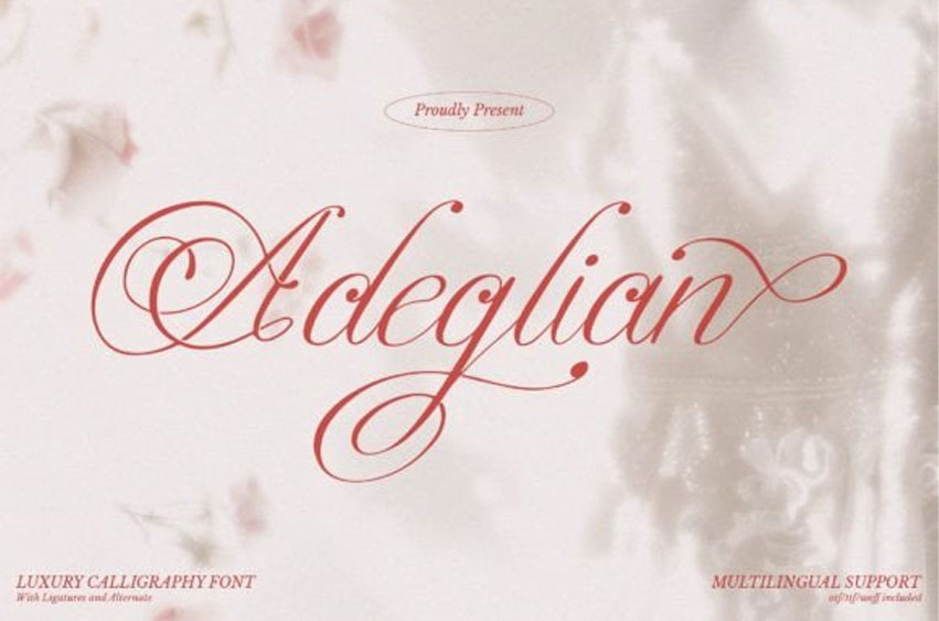 Adeglian Font