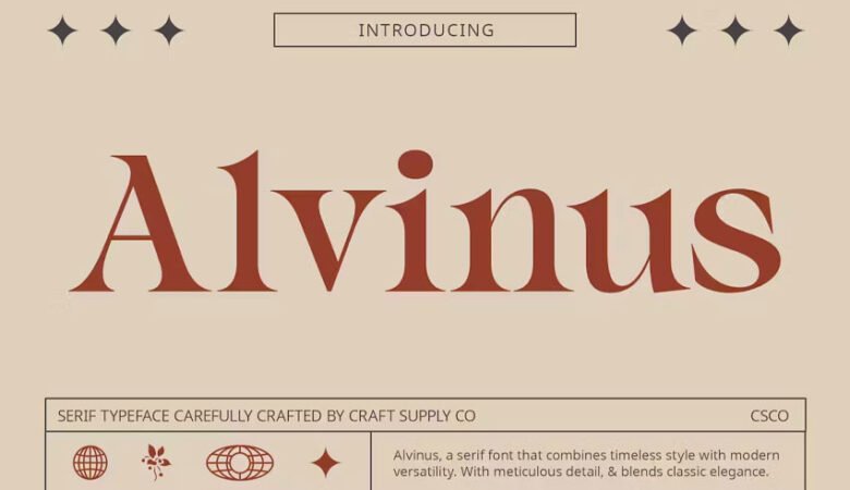 Alvinus Font