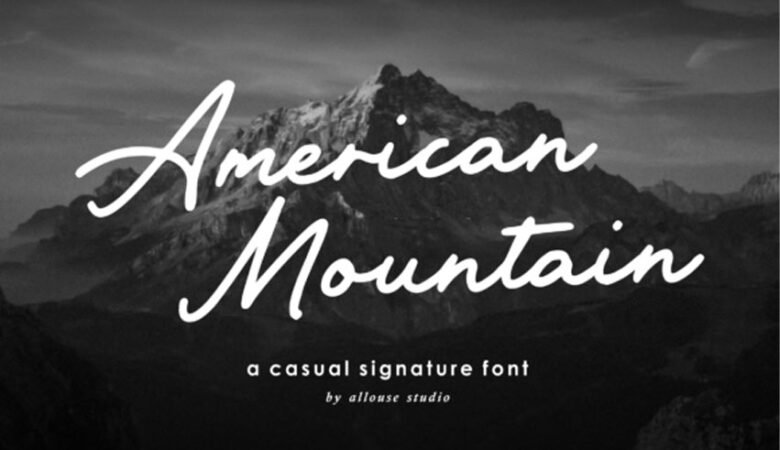 American Mountain Font