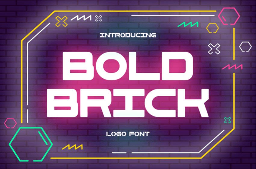 Bold Brick Font
