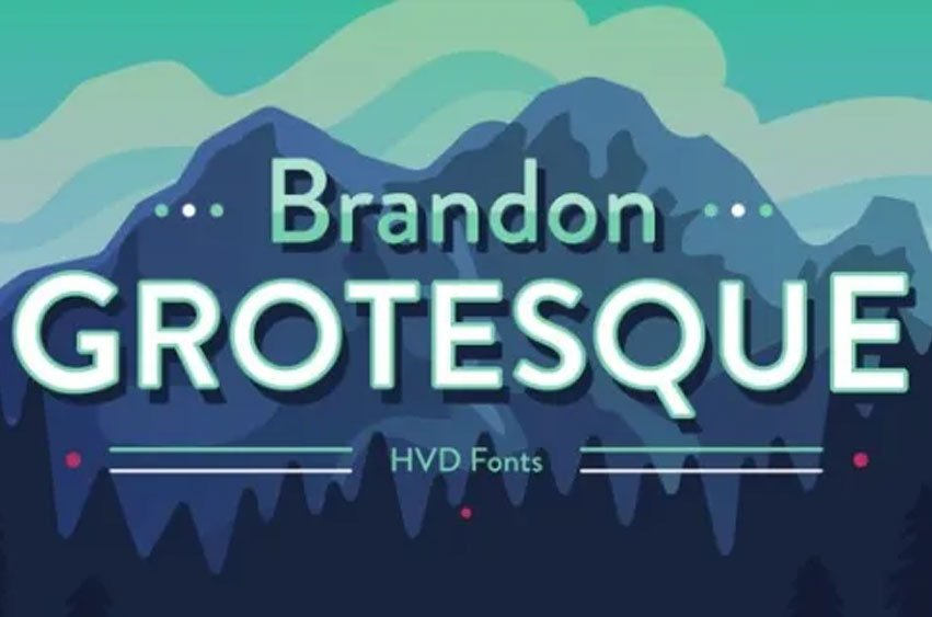 Brandon Grotesque Family Font
