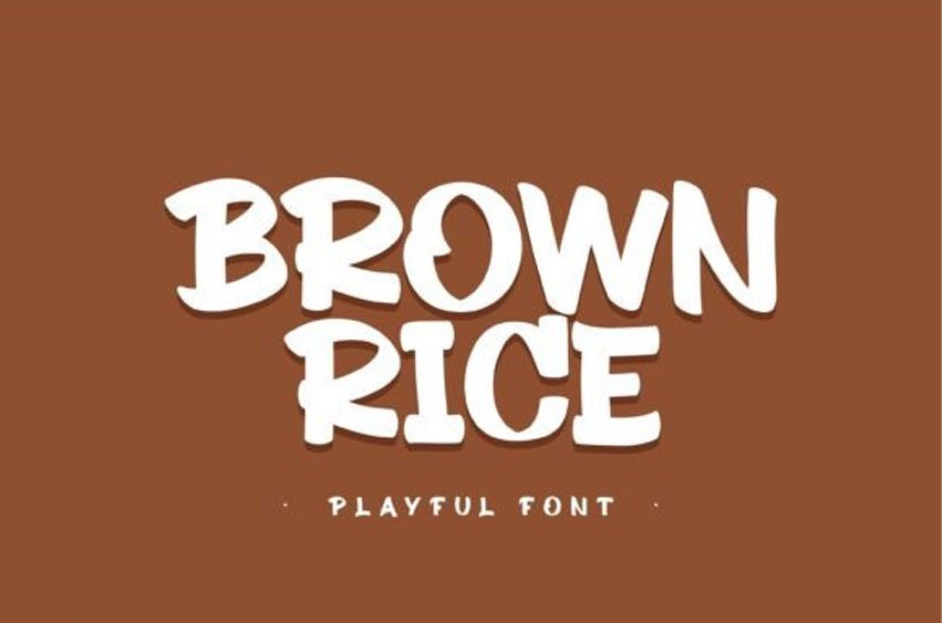 Brown Rice Font