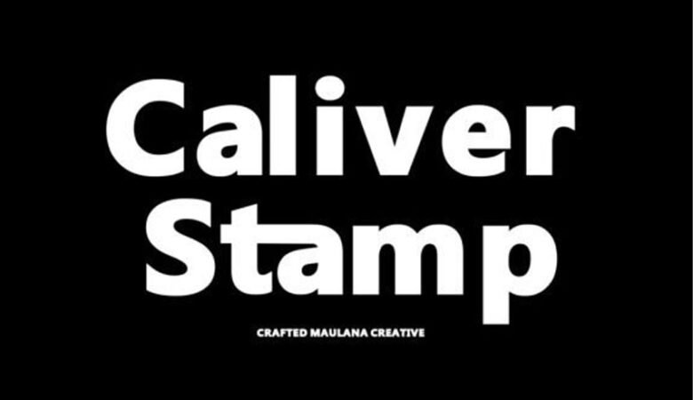 Caliver Stamp Font