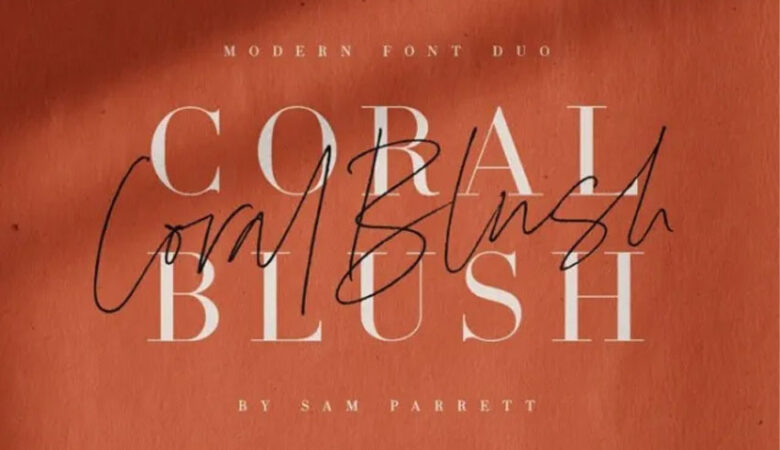 Coral Blush Font