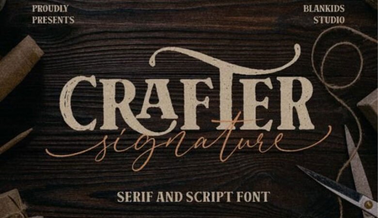 Crafter Signature Font