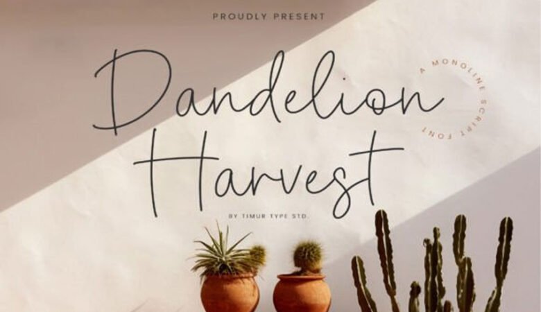 Dandelion Harvest Font