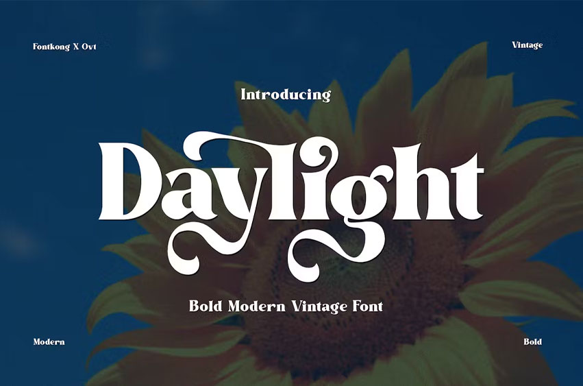 Daylight Font - Creative Fonts