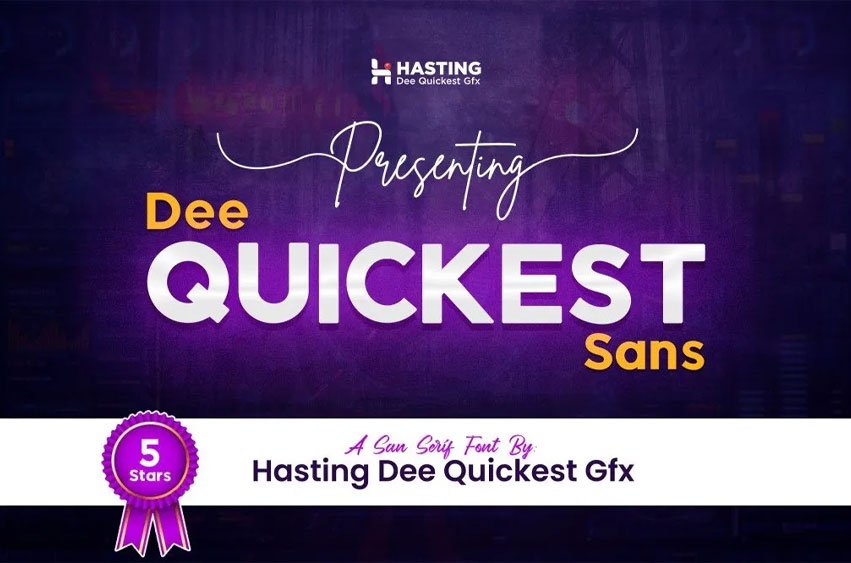 Dee Quickest Font