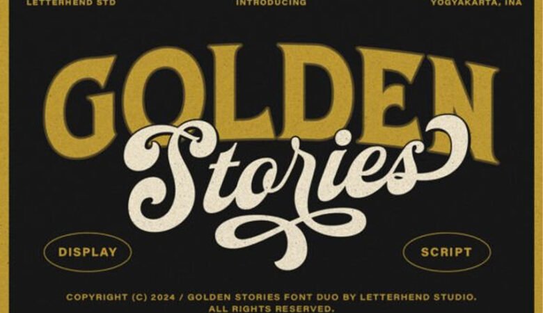 Golden Stories Font
