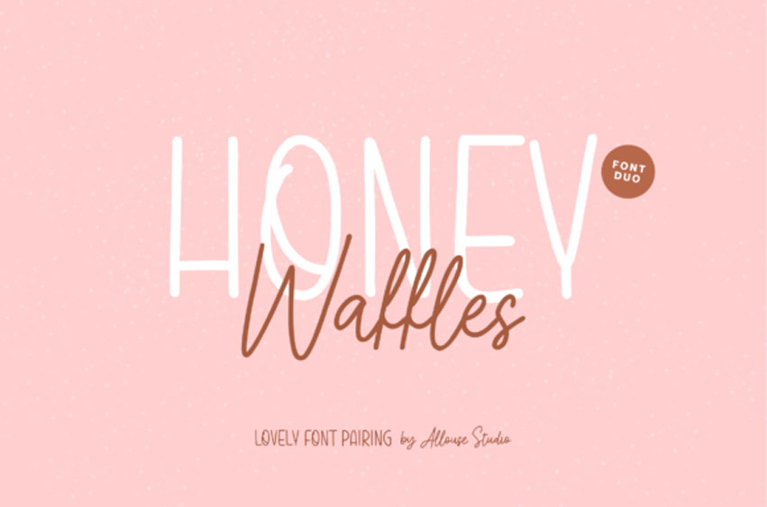 Honey Waffles Font