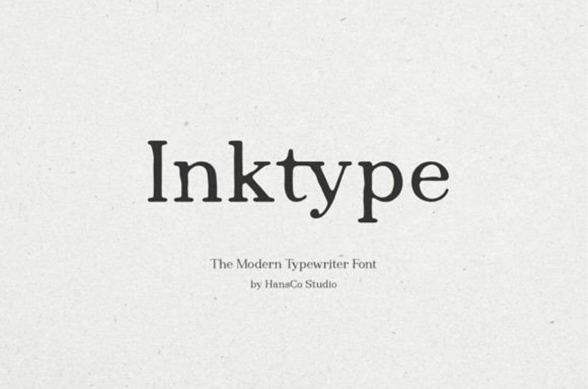 Inktype Font