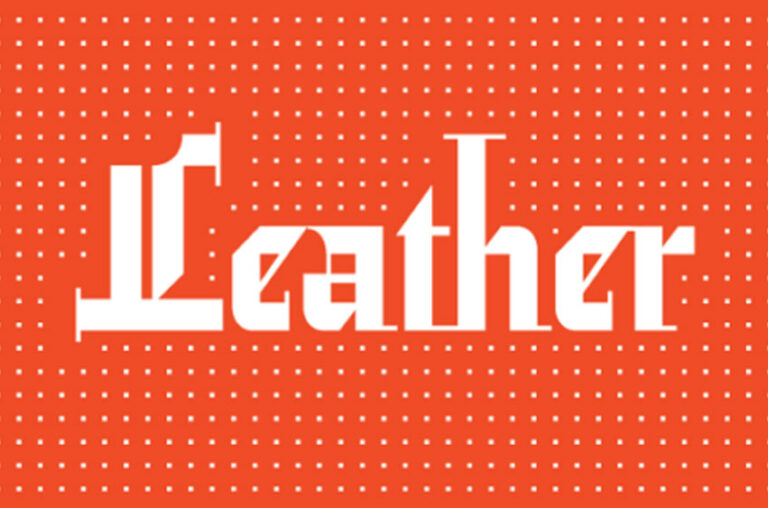 Leather Font - Creative Fonts