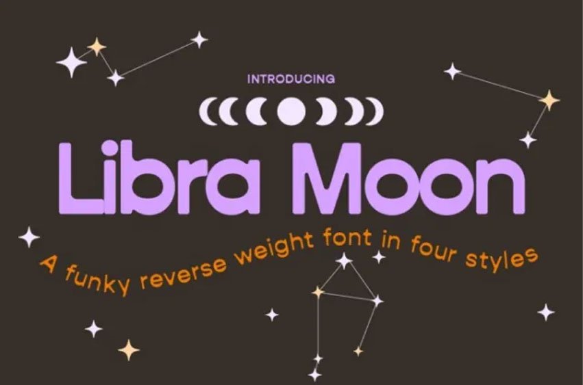 Libra Moon Font