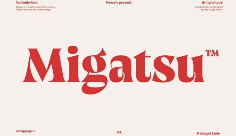 Migatsu Font