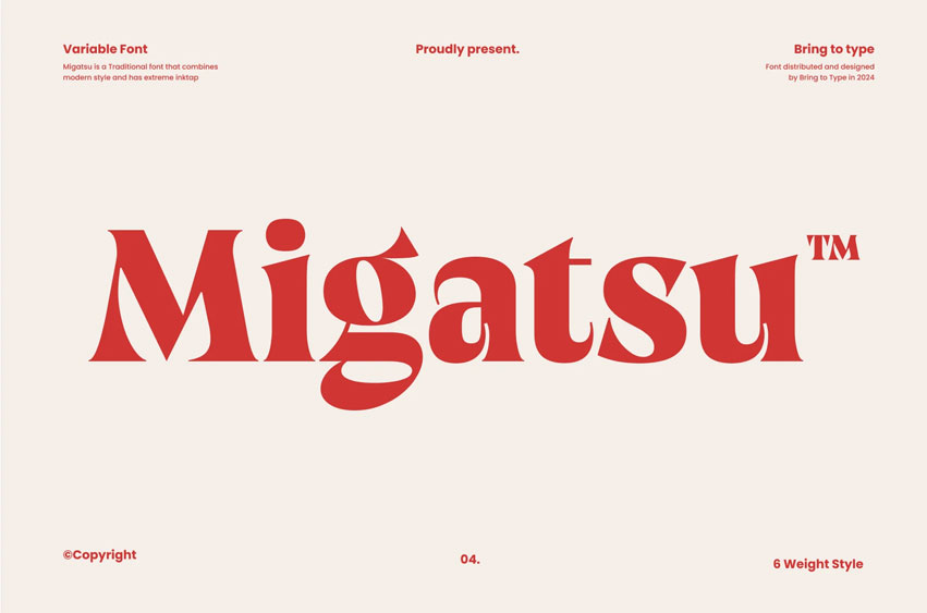Migatsu Font