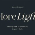 More Light Font