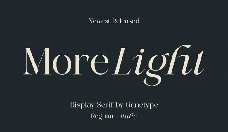 More Light Font