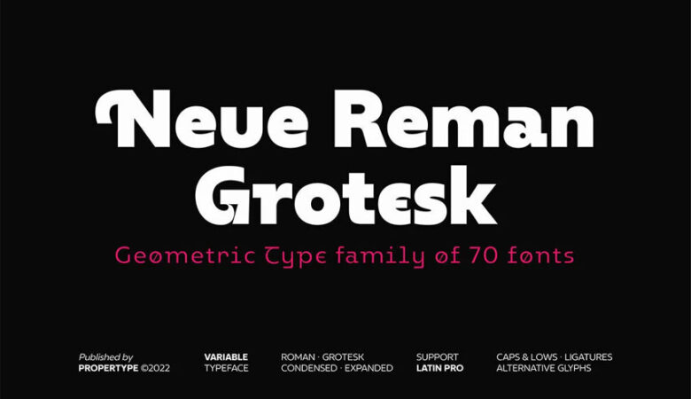 Neue Reman GT Font