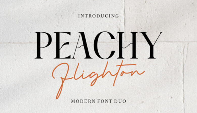 Peachy Flighton Font