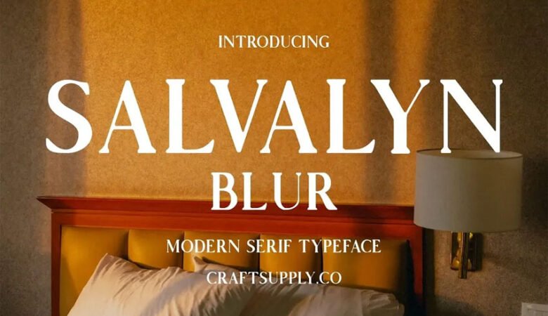 Salvalyn Blur Font