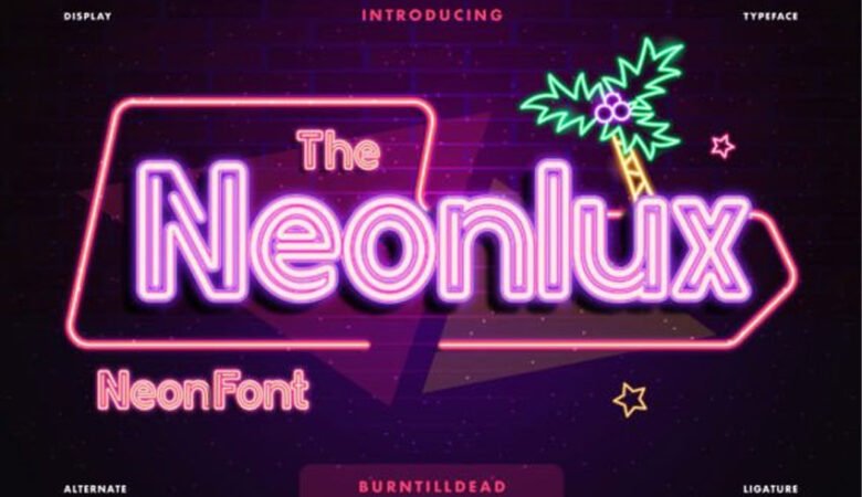The Neonlux Font