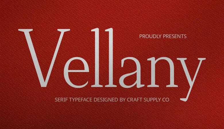 Vellany Font