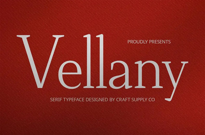 Vellany Font