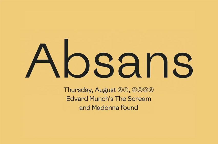 Absans Font