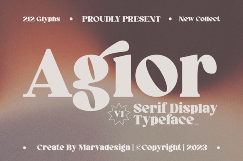 Agior Font