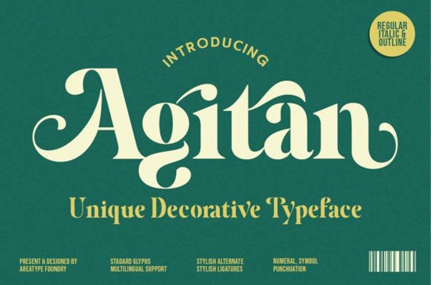 Agitan Font