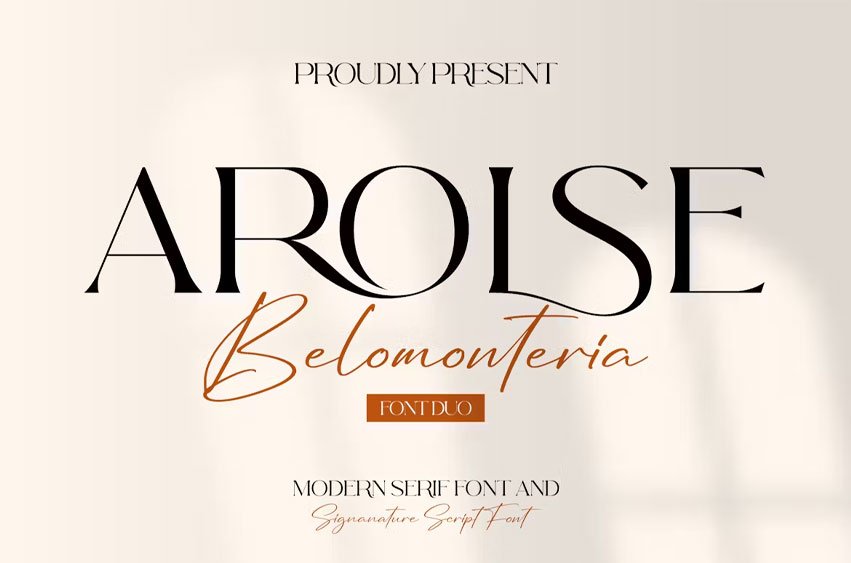 Arolse Belomonteria Font