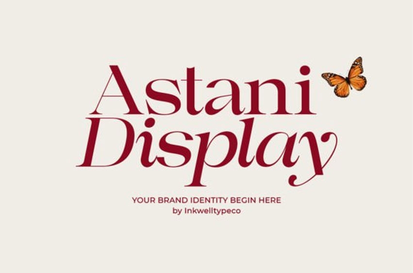 Astani Display Font