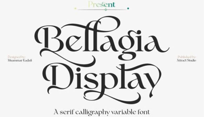 Bellagia Display Font