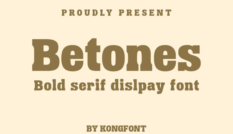 Betones Font