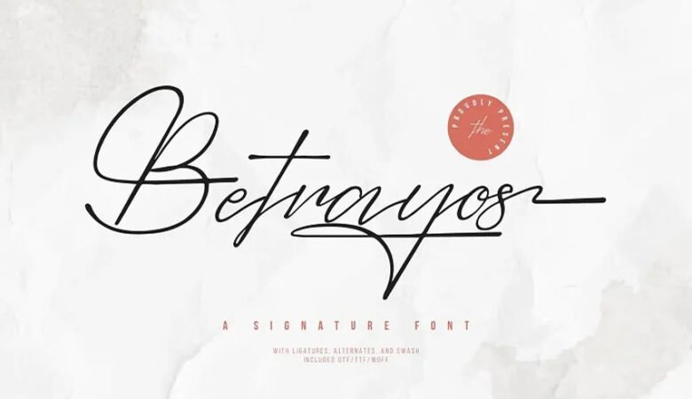 Betrayos Font