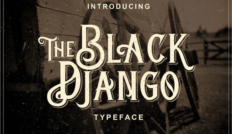 Black Django Font
