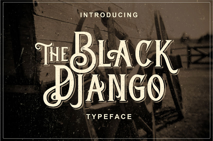 Black Django Font