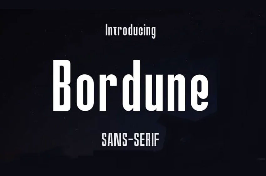 Bordune Font