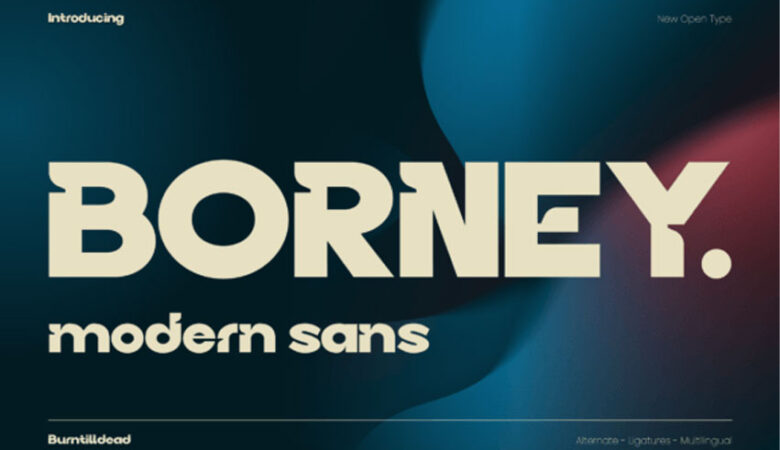 Borney Font