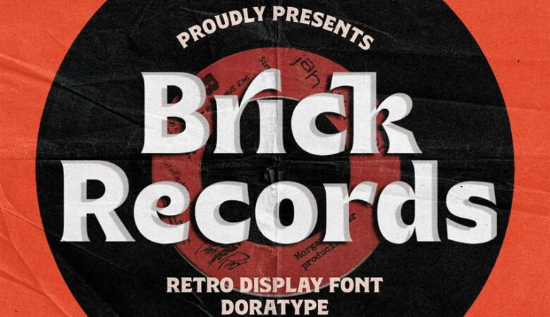 Brick Records Font