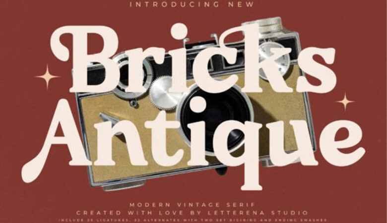 Bricks Antique Font