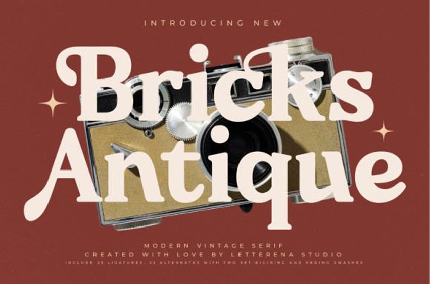 Bricks Antique Font