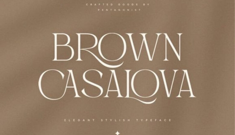 Brown Casalova Font