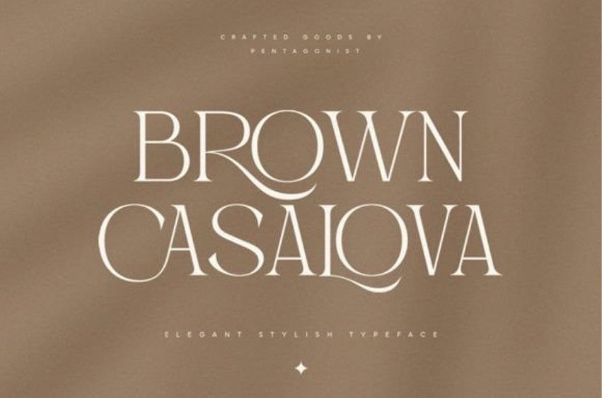 Brown Casalova Font